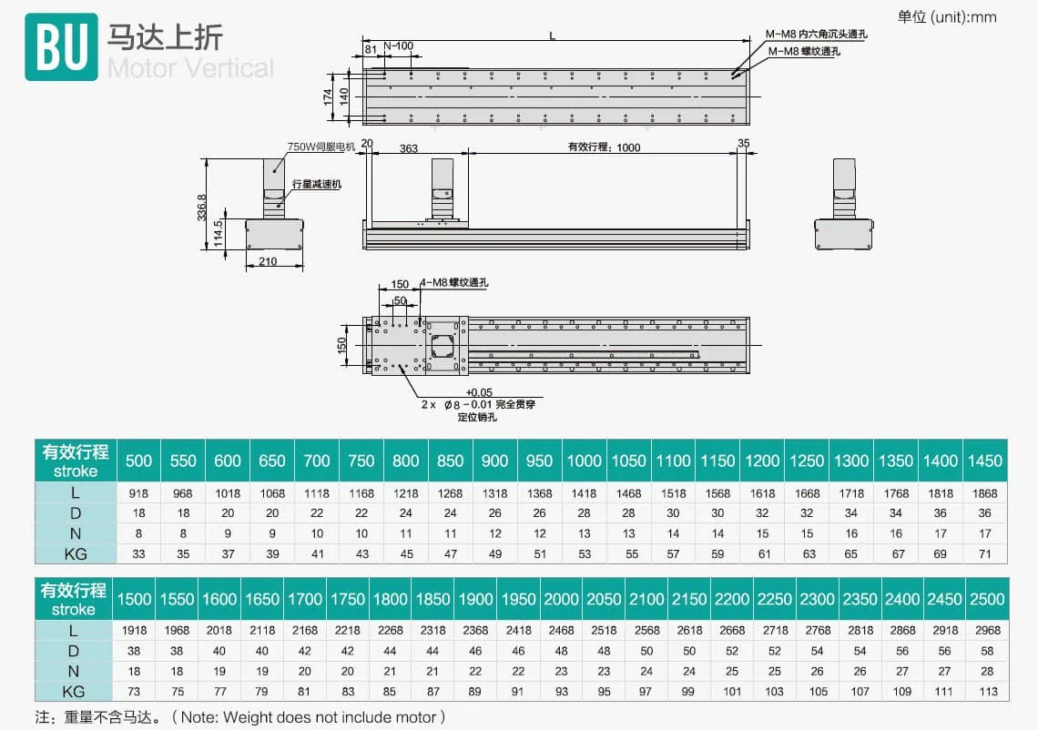 DZ210齿条模组尺寸